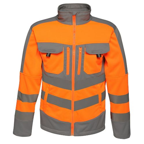 Tactical Threads Tactical Hi-Vis Power Fleece Orange/ Grey